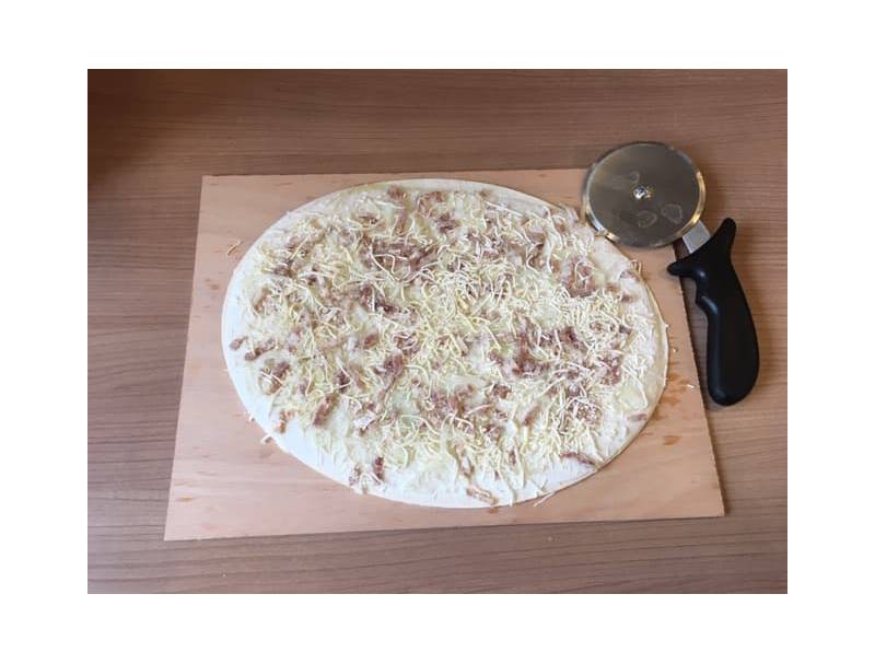 Tarte flambée forestière congelée