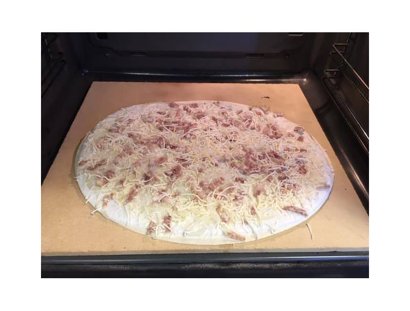 Tarte flambée forestière congelée