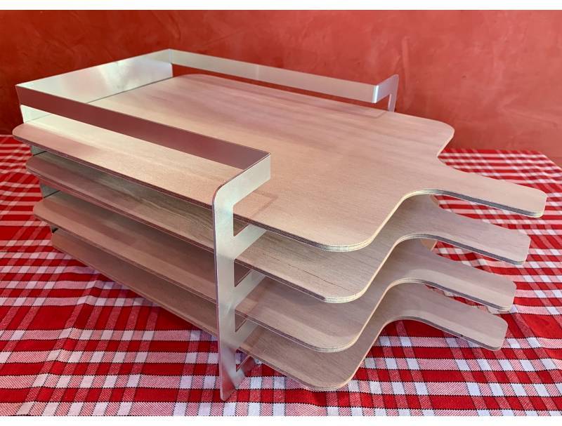 Râtelier 4 niveaux en aluminium - sans panches